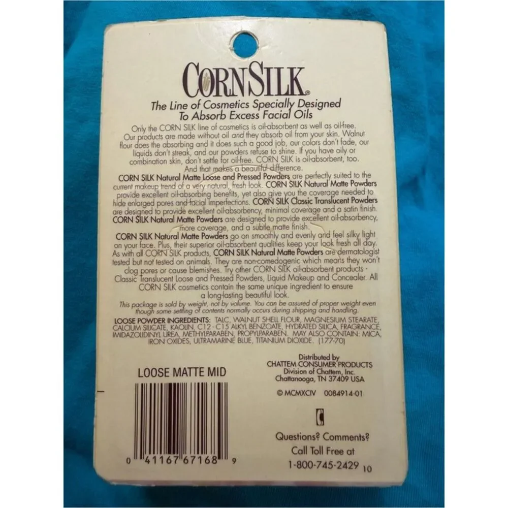 Vintage CornSilk Oil-Absorbent Loose Powder Natural Matte Mid Tones